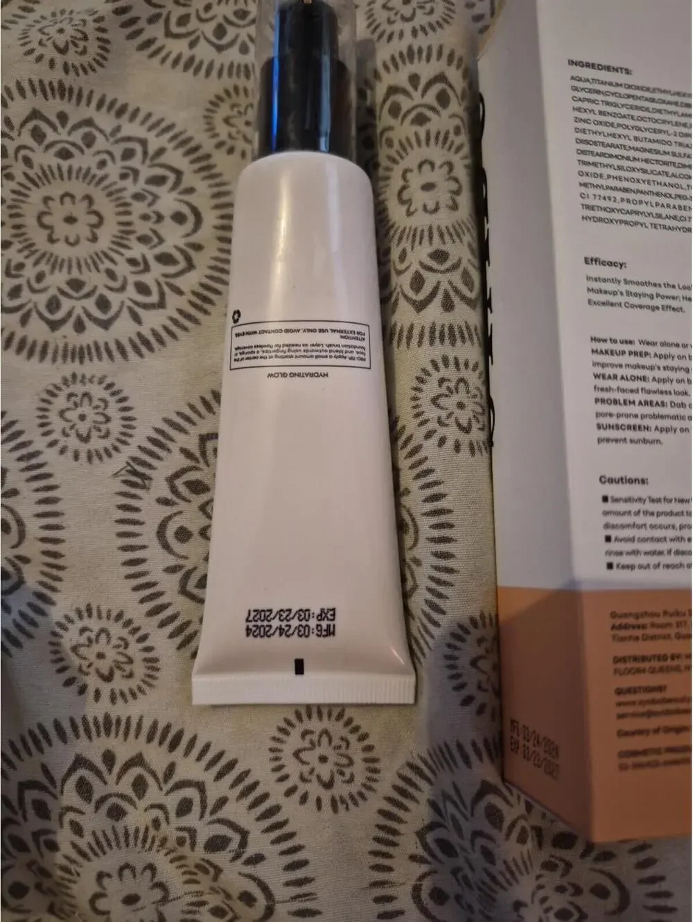 SYABO Sunscreen Foundation 4-in-1 Makeup SPF 50+ PA+++ 50mL 1.7oz Opened